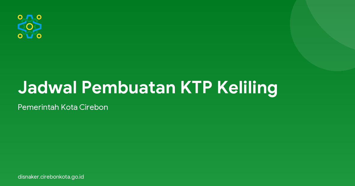 Jadwal Pembuatan KTP Keliling