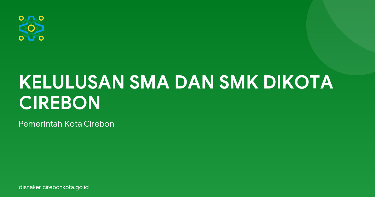 KELULUSAN SMA DAN SMK DIKOTA CIREBON