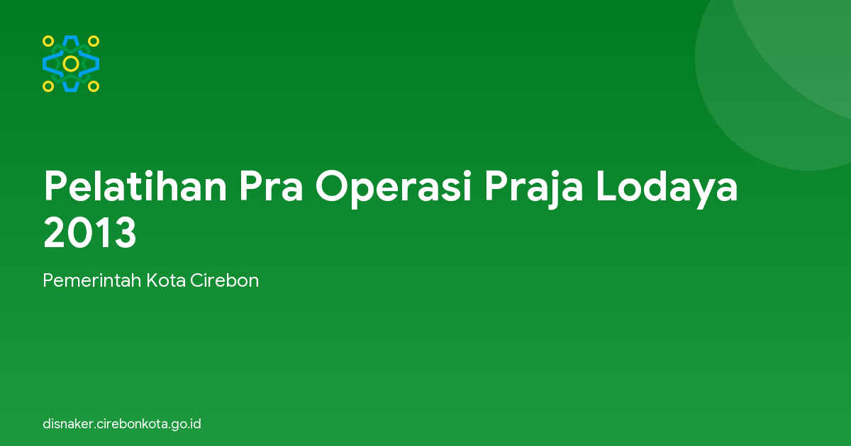 Pelatihan Pra Operasi Praja Lodaya 2013