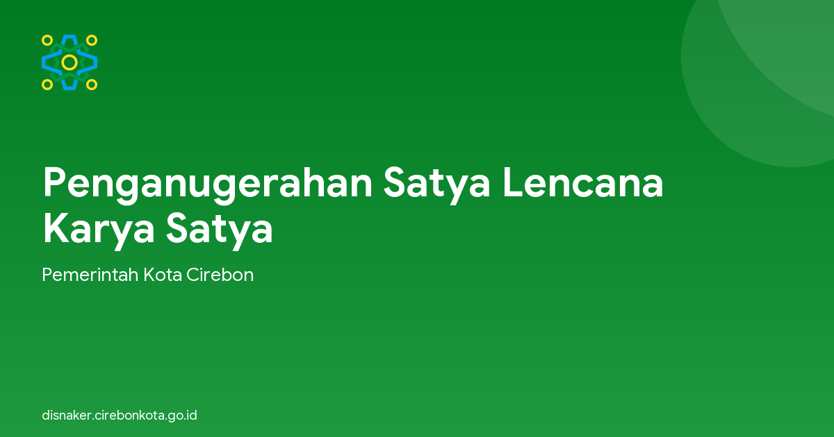 Penganugerahan Satya Lencana Karya Satya