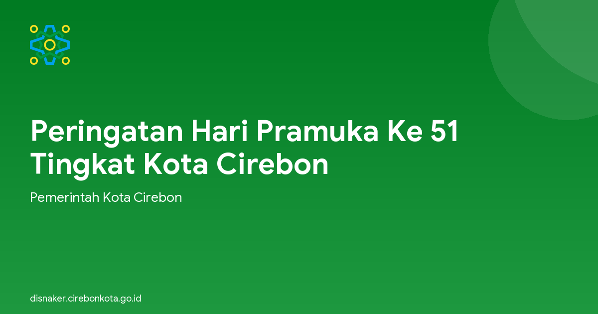 Peringatan Hari Pramuka Ke 51 Tingkat Kota Cirebon