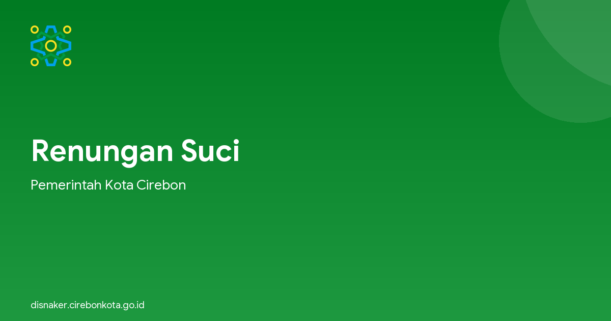 Renungan Suci