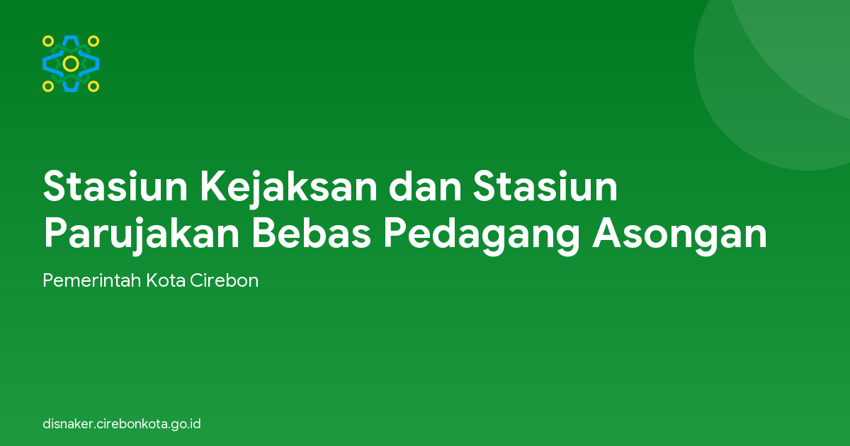 Stasiun Kejaksan dan Stasiun Parujakan Bebas Pedagang Asongan