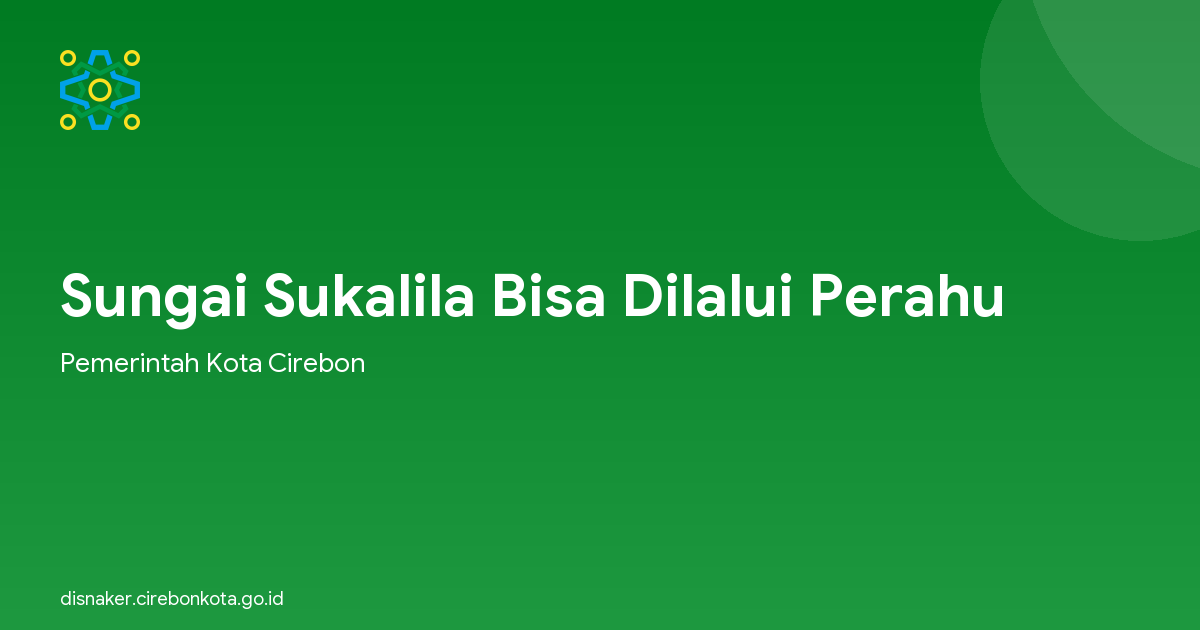 Sungai Sukalila Bisa Dilalui Perahu