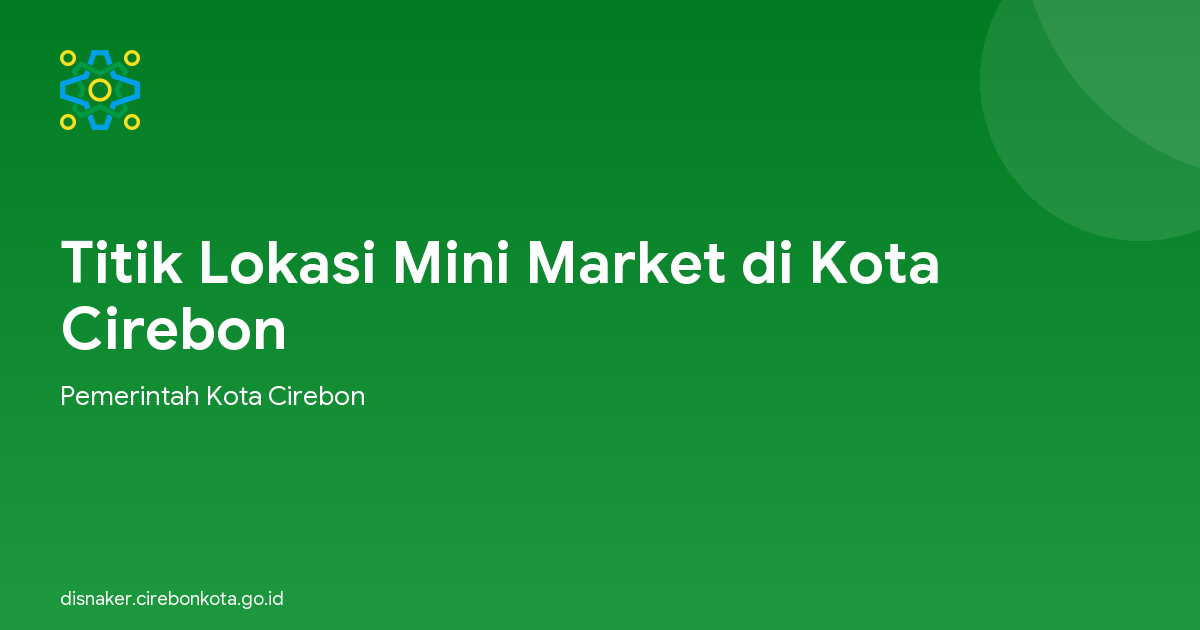 Titik Lokasi Mini Market di Kota Cirebon
