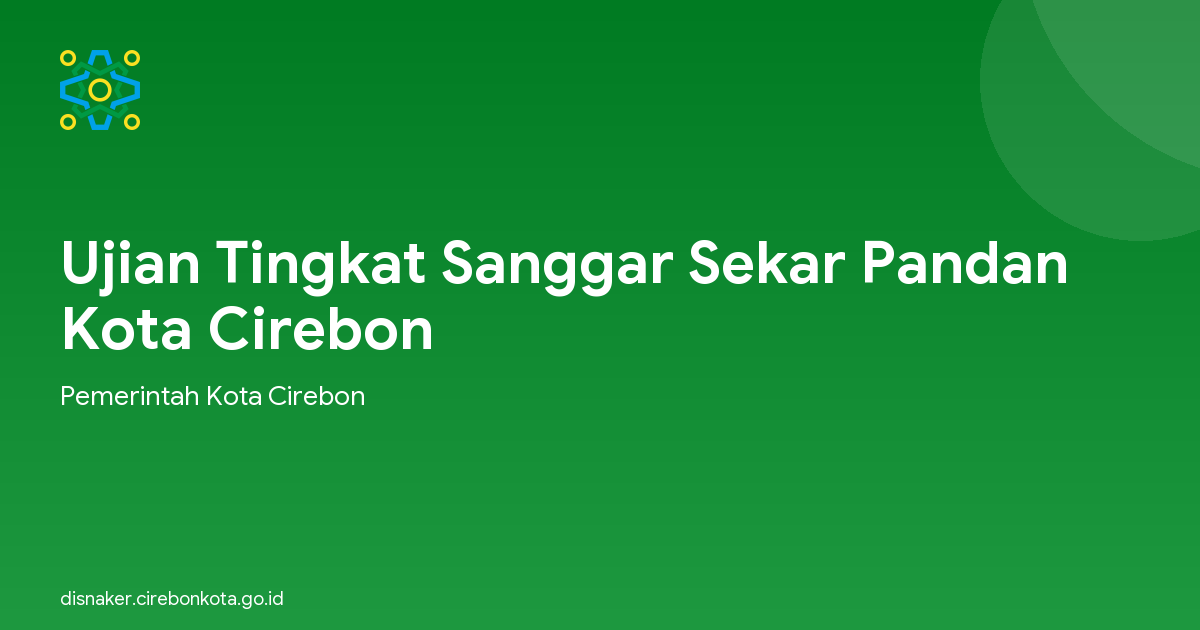 Ujian Tingkat Sanggar Sekar Pandan Kota Cirebon
