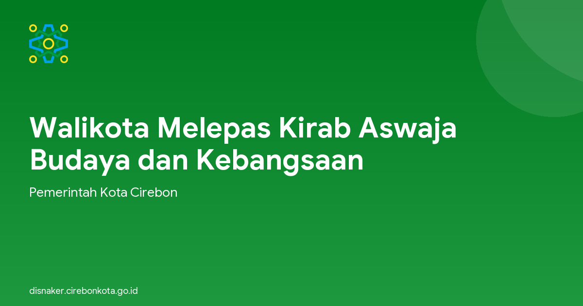 Walikota Melepas Kirab Aswaja Budaya dan Kebangsaan