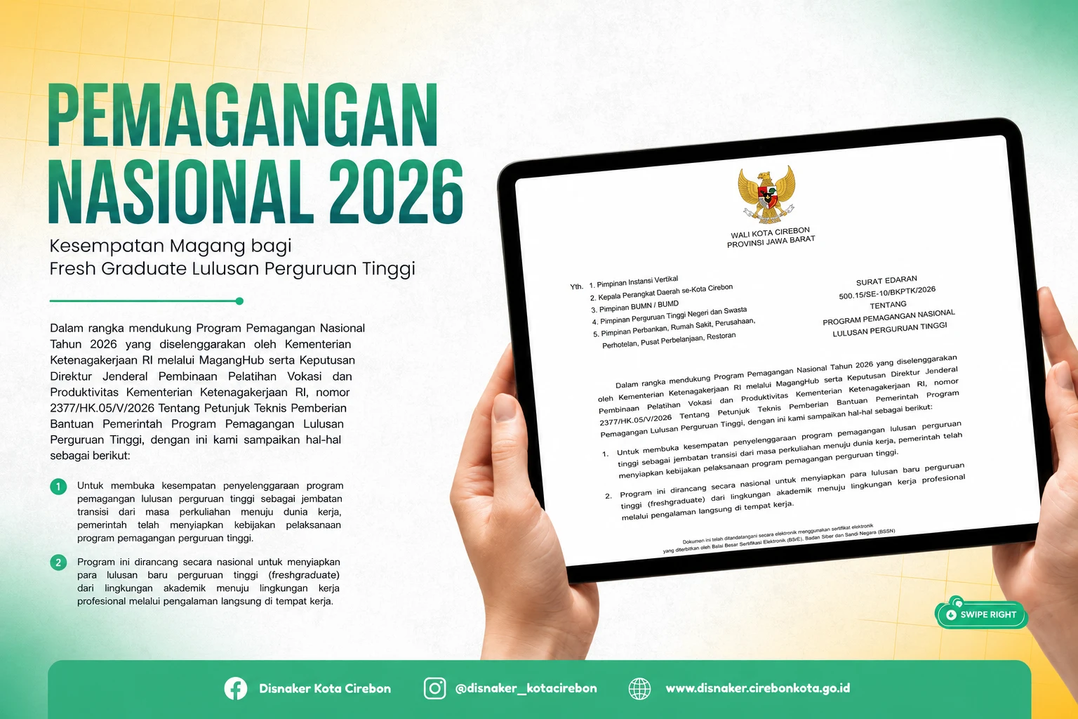 Pemagangan Nasional 2026: Kesempatan Magang bagi Fresh Graduate Lulusan Perguruan Tinggi