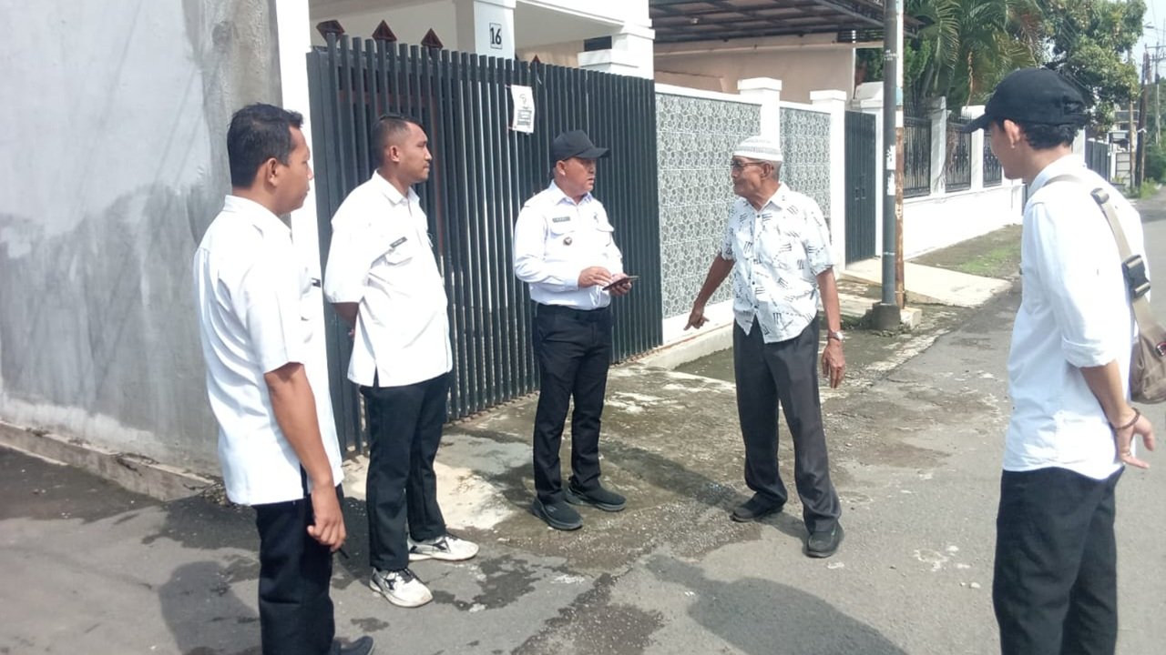 Sinergi Kelurahan Larangan dan Dinas Terkait Pantau Saluran Air dan Saluran Limbah Riul
