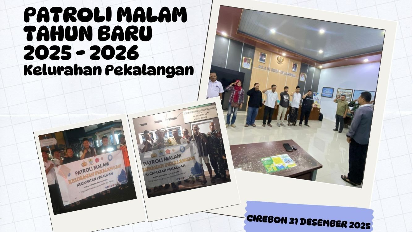 Malam Tahun Baru Aman di Pekalangan, Bersama Menjaga Lingkungan